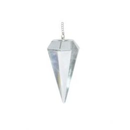 Péndulo hexagonal Cuarzo Cristal 3cm aprox.